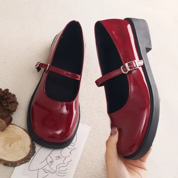 รองเท้าแมรี่เจนแฟชั่น ลำลองและอเนกประสงค์ สวมใส่สบายและเบา